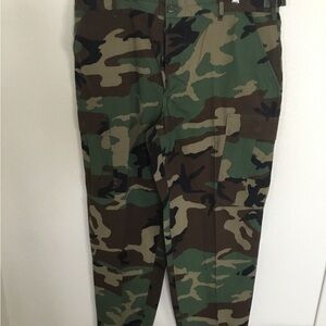 Men's Camouflage Cargo Pants m81 woodland hot weather size large regular new